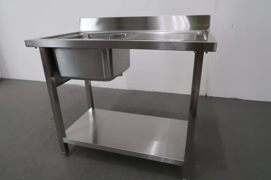 Stainless Steel Sink Bench 1000mmW (2)
