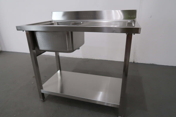 Stainless Steel Sink Bench 1000mmW (2)