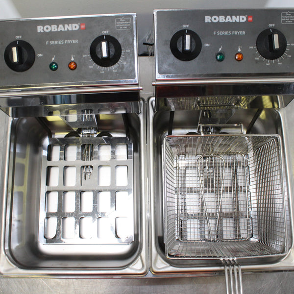 Roband F25 C/Top Split Pan Fryer (4)