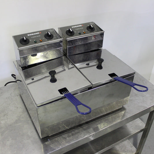 Roband F28 Double Pan Counter Fryer (2)