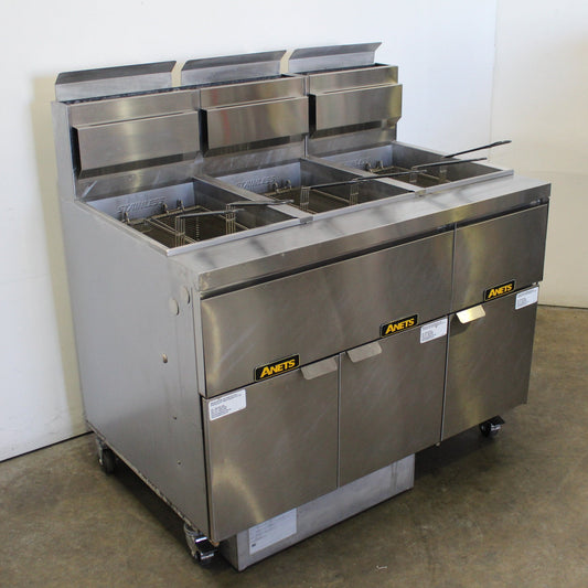 Anets FM314GS.CS 3 Bank Fryer (2)