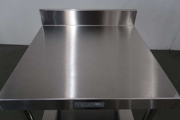 Stainless Steel Bench With Splashback (5)