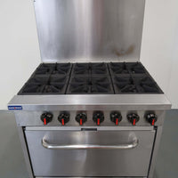 FED S36 (T) 6 Burner Range Oven (2)