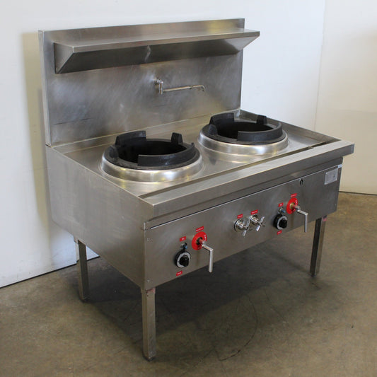 FED WW-2N 2 Hole Wok Table (2)