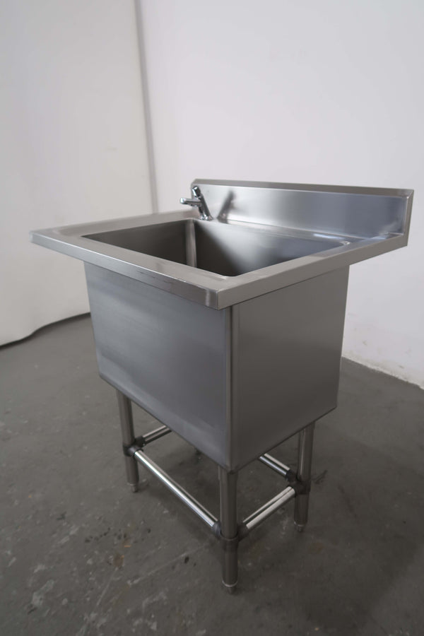 Stainless Steel Sink Bench With Splashba (2)