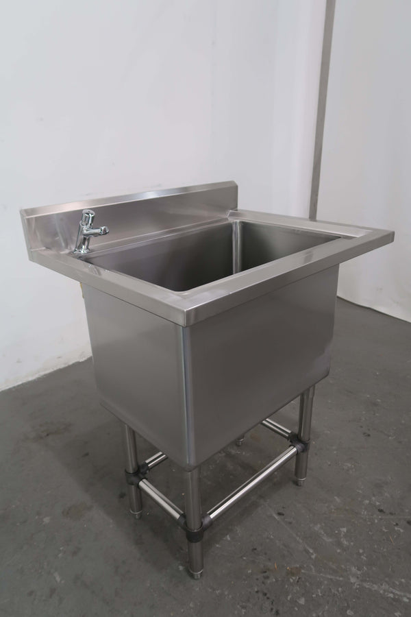 Stainless Steel Sink Bench With Splashba (4)