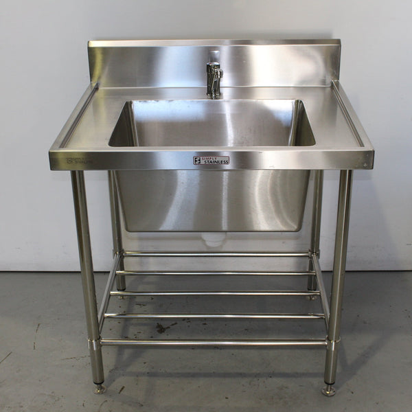 Simply Stainless S/S Bench With Sink (3)