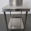 Stainless Steel Splashback Bench 600mmW (2)