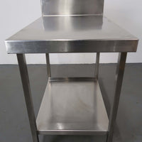 Stainless Steel Splashback Bench 600mmW (2)