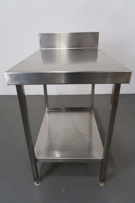 Stainless Steel Splashback Bench 600mmW (2)