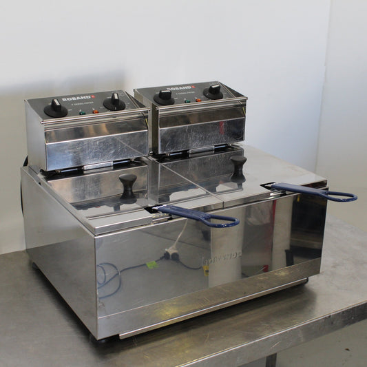 Roband F28 Double Pan Counter Fryer (2)