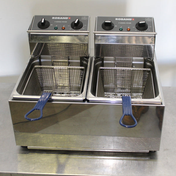 Roband F28 Double Pan Counter Fryer (3)