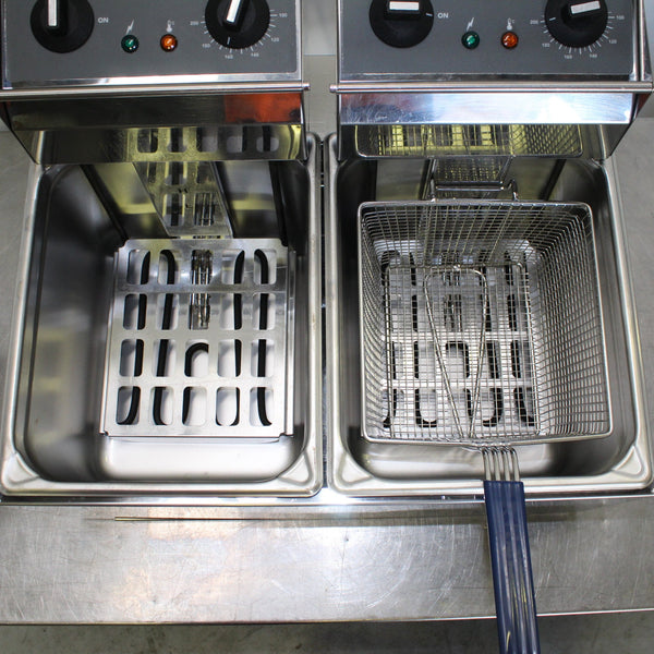Roband F28 Double Pan Counter Fryer (4)