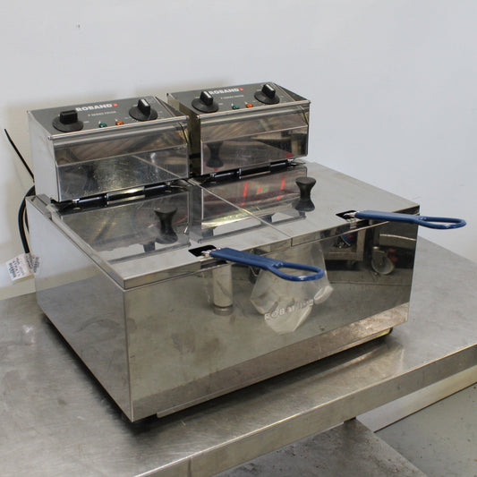Roband F28 Double Pan Counter Fryer (2)