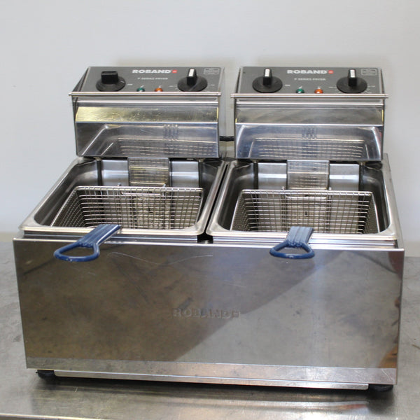 Roband F28 Double Pan Counter Fryer (4)