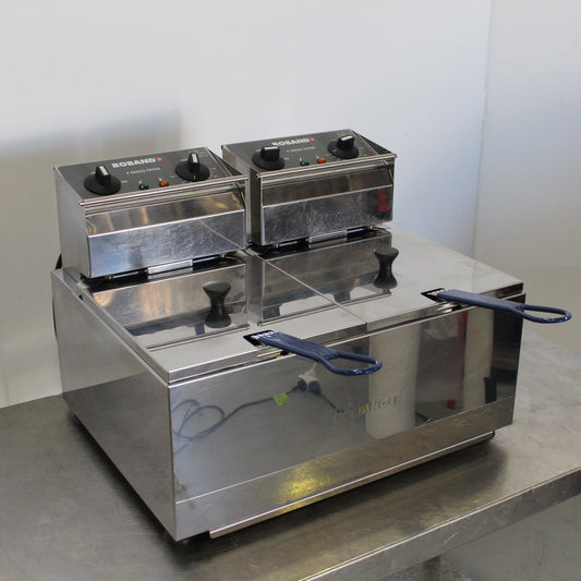 Roband F28 Double Pan Counter Fryer (2)