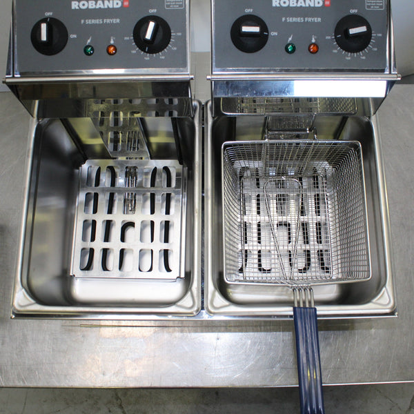 Roband F28 Double Pan Counter Fryer (4)