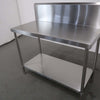 1200mm Stainless Steel Splashback Bench (2)