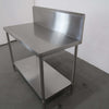 1200mm Stainless Steel Splashback Bench (4)