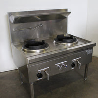 FED WW-2N 2 Hole Wok Table (2)