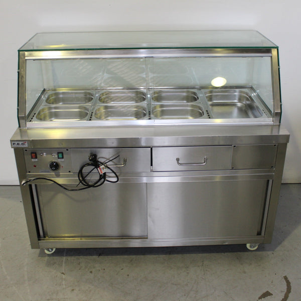 FED PG150FE-YG Hot Food Bar With Trolley (3)