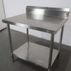 Stainless Steel Bench With Splashback (2)
