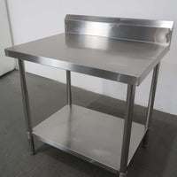 Stainless Steel Bench With Splashback (2)