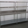 2400mm x 700mm S/S Bench & Gantry Shelf (2)