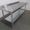 Vogue Stainless Steel Bench With Splashb (4)