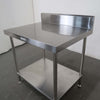 Stainless Steel Bench With Splashback (2)