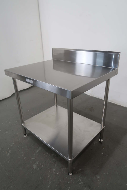 Stainless Steel Bench With Splashback (2)