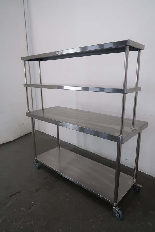 Stainless Steel Mobile Bench (2)