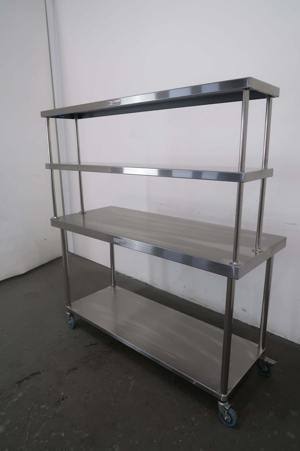 Stainless Steel Mobile Bench (2)