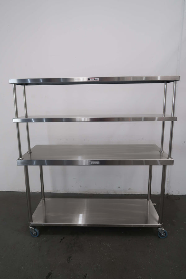 Stainless Steel Mobile Bench (3)