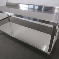 Stainless Steel Bench With Splashback (2)