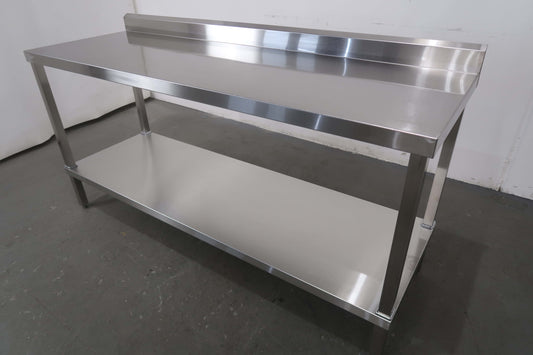 Stainless Steel Bench With Splashback (2)