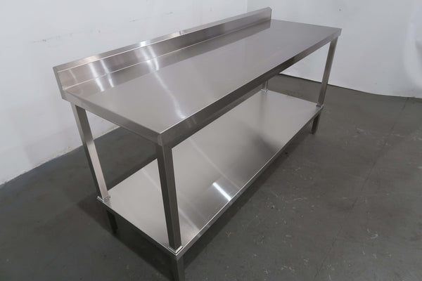 Stainless Steel Bench With Splashback (4)