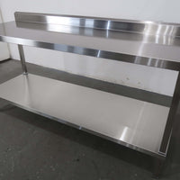 Stainless Steel Bench With Splashback (2)