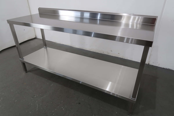 Stainless Steel Bench With Splashback (2)
