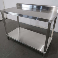 Stainless Steel Bench With Splashback (2)