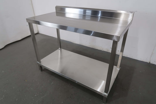 Stainless Steel Bench With Splashback (2)