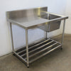 Stainless Steel Bench With Sink 1200x700 (2)
