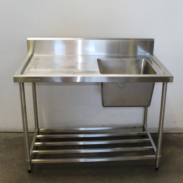 Stainless Steel Bench With Sink 1200x700 (3)