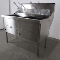 Complete WFS-2/22 Twin Pan Fryer (2)