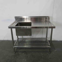 SSB7-1500L/A Stainless Steel Sink Bench (2)