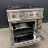 BARON 900 SER. 4 BURNER RANGE NAT GAS OVEN