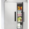 Polar G-Series 2 Door Upright Fridge Stainless Steel 1200L