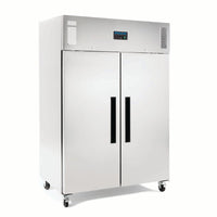 Polar G-Series 2 Door Upright Fridge Stainless Steel 1200L