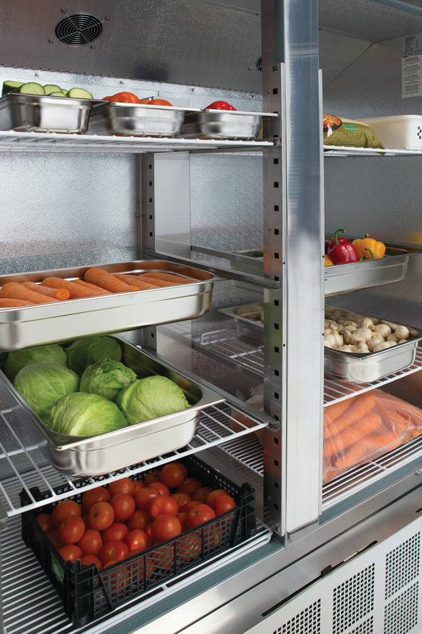Polar G-Series 2 Door Slimline Upright Fridge 960L