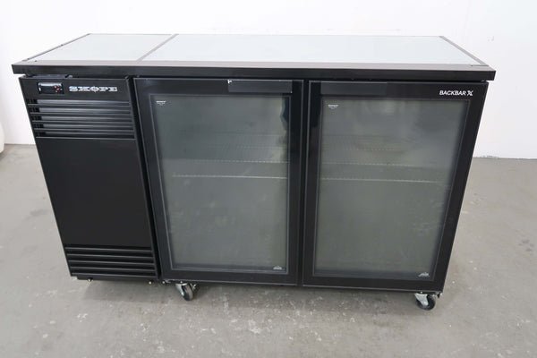 Skope Back Bar Fridge2 Glass Doors BB380X-2SW